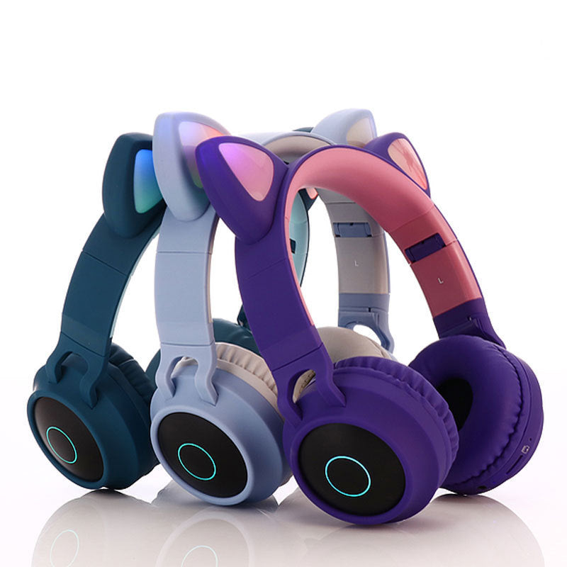 Cute Bluetooth 5.0 Headphone Stereo Wireless Headset - Aura Tech