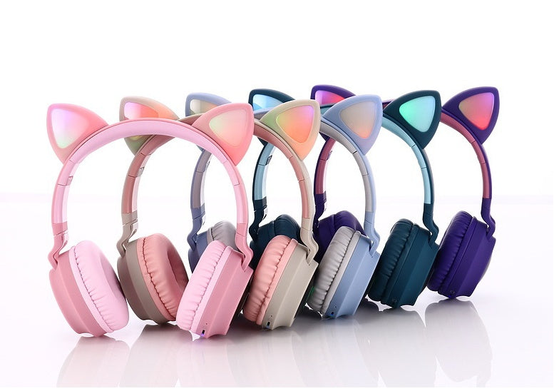 Cute Bluetooth 5.0 Headphone Stereo Wireless Headset - Aura Tech