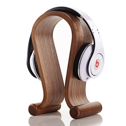 Solid Wood Earphone Rack Creative Earphone Display Rack Headphone Rack - Aura Tech