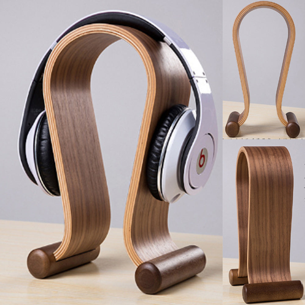 Solid Wood Earphone Rack Creative Earphone Display Rack Headphone Rack - Aura Tech