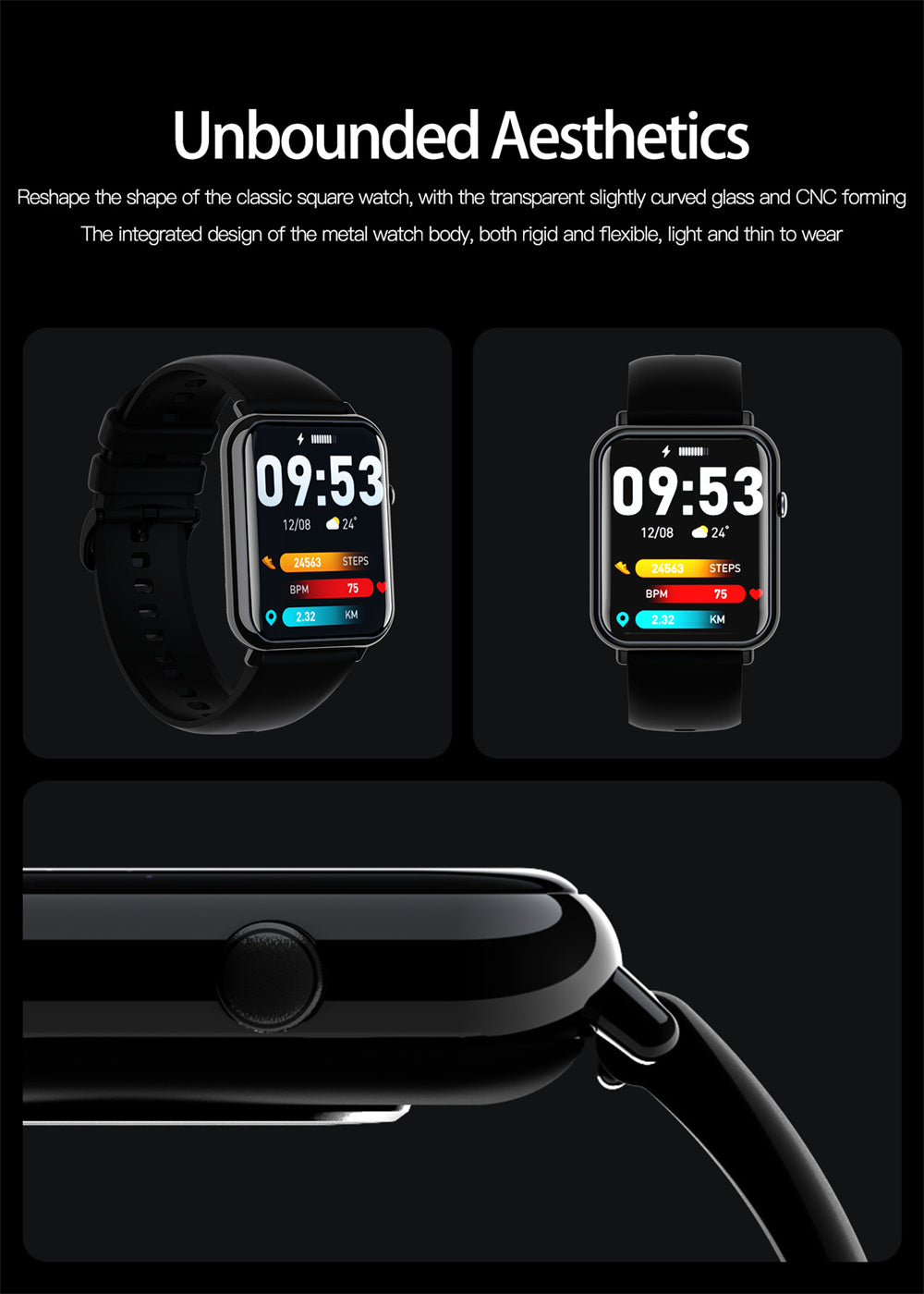 Smart waterproof watch - Aura Tech