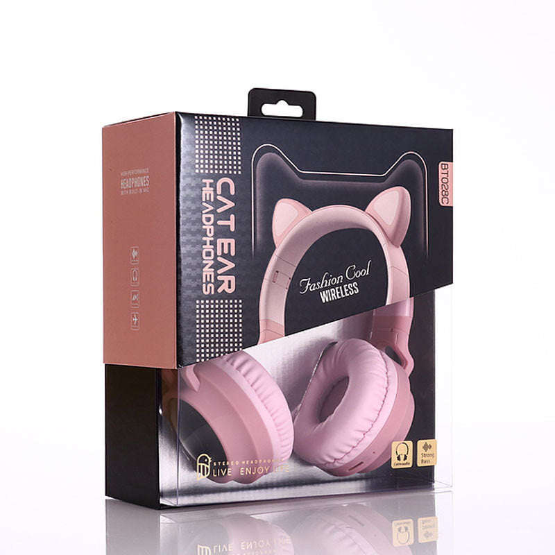 Cute Bluetooth 5.0 Headphone Stereo Wireless Headset - Aura Tech