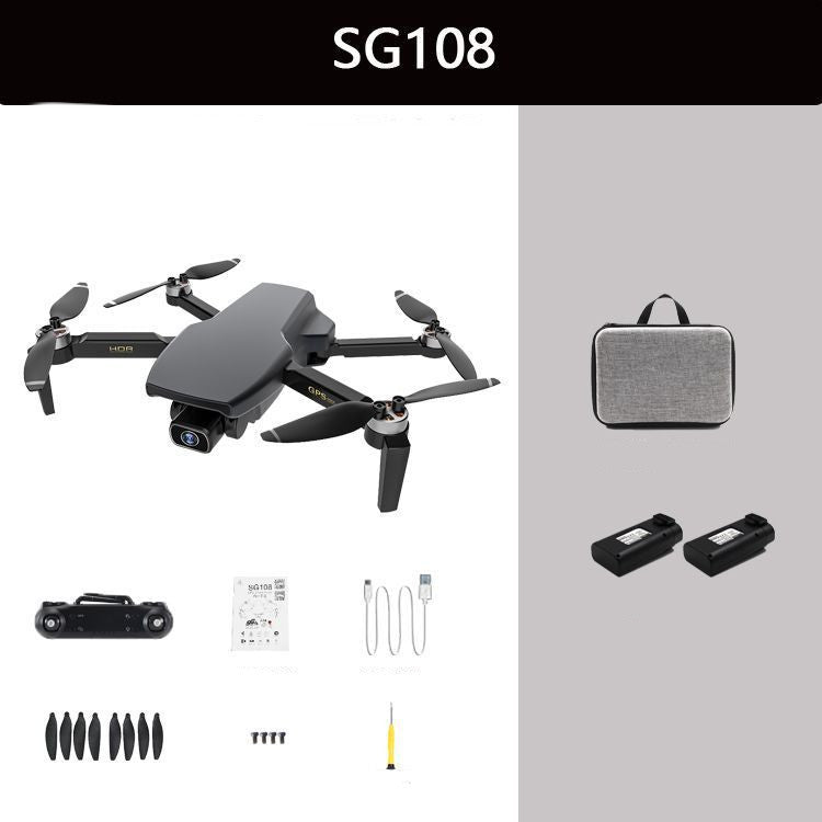 Folding Four-axis 4K High-definition Aerial Drone Remote Control Aircraft - Aura Tech