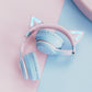 New Cat Ear Luminous Electric Competition Wireless Headphone - Aura Tech