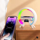 Colorful Bedside With Clock Light Wireless Charger - Aura Tech