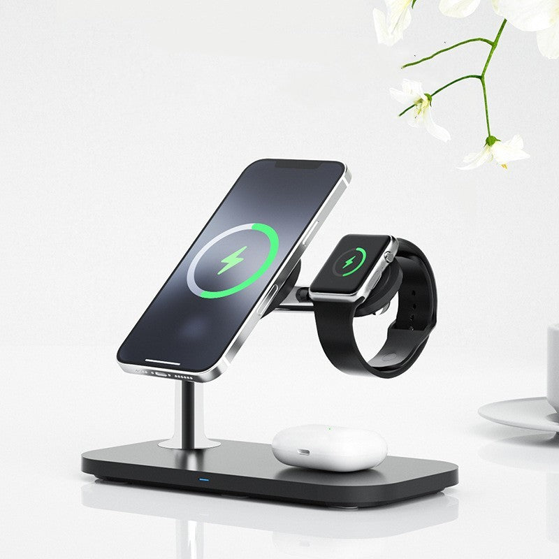 Magnetic 3-in-1 Wireless Charger - Aura Tech